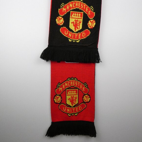 Manchester United FC Scarf Official Product Soccer Football Red Black 152 cm - Picture 7 of 13